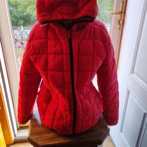 Arizona Jean Company Kids Cherry Red Puffer Jacket